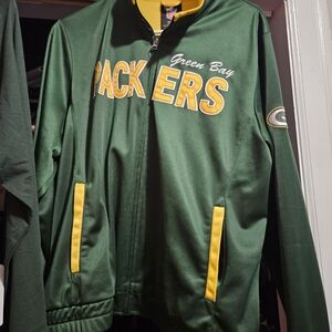 NFL Packers Green and Yellow Bomber Jacket